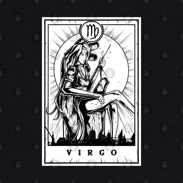 Virgo Zodiac Tarot by Scottconnick